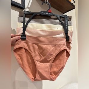 TAHARI TEXTURE 5PK SEAMLESS BRIEFS